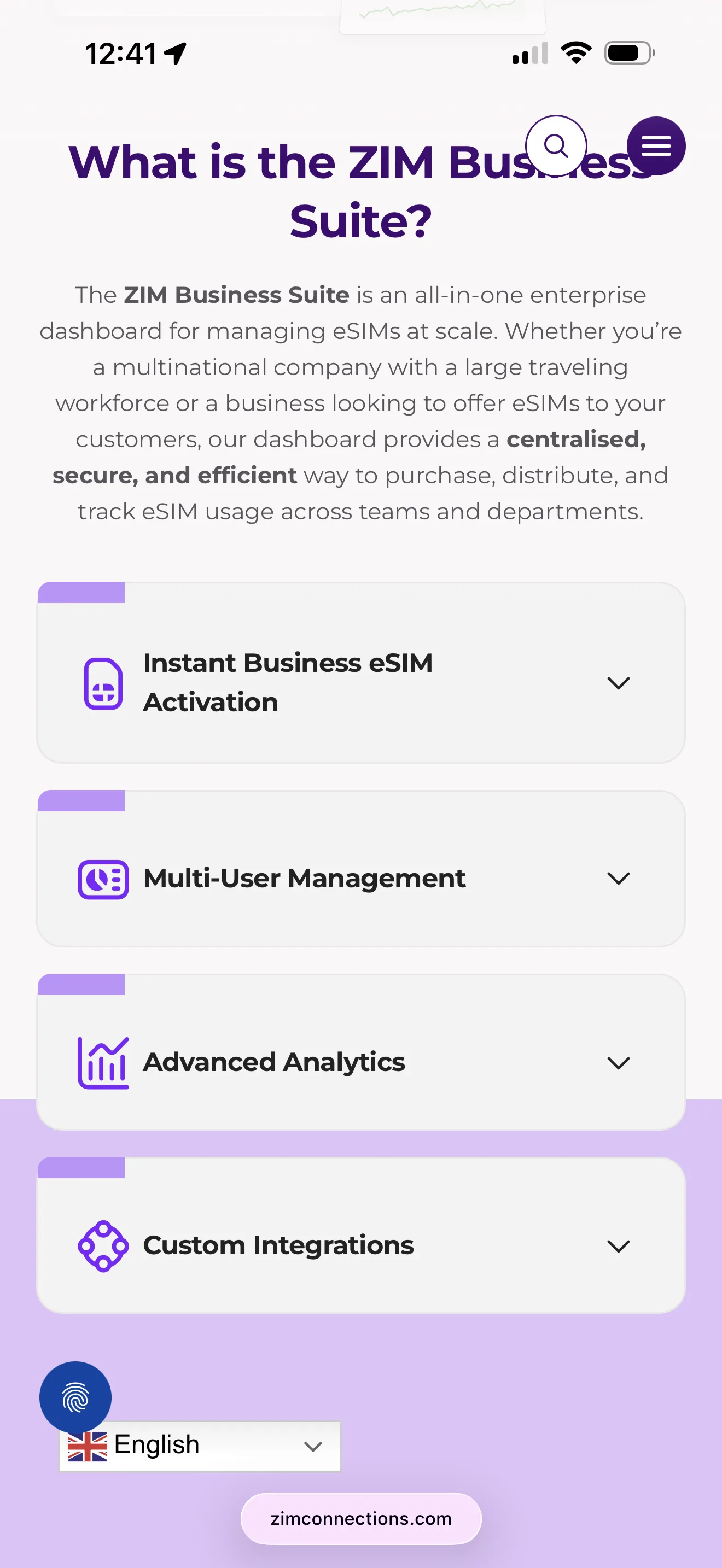 ZIM — Business Suite